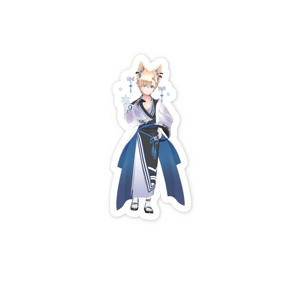 【くーはく】3月生誕祭記念日-スマホステッカー-G0671
