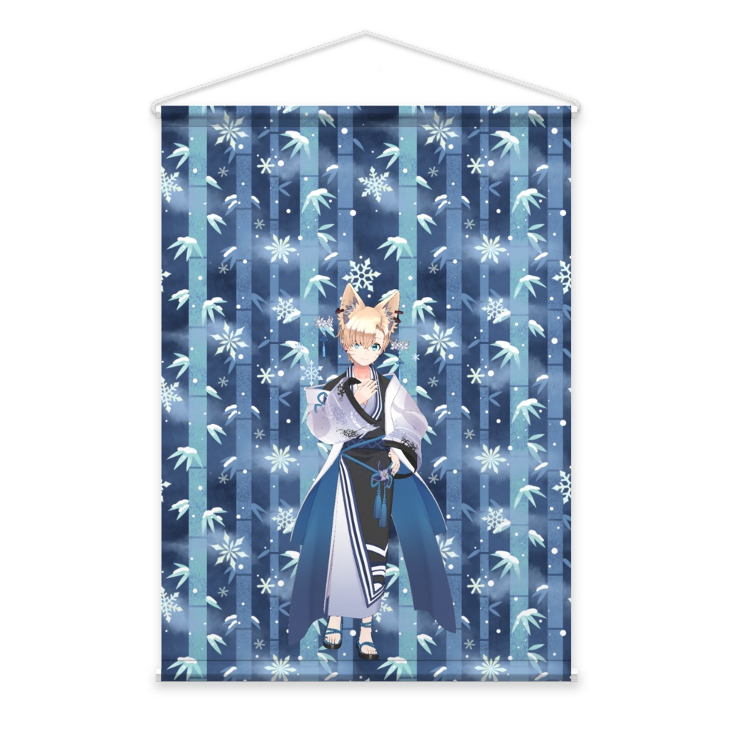 【くーはく】3月生誕祭記念日-タペストリー-G0671