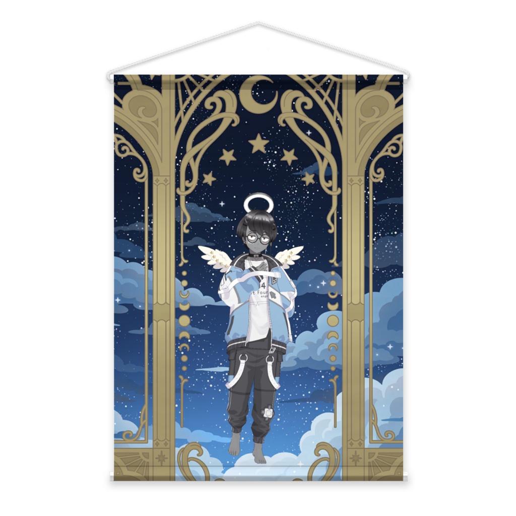 【久保風束(ﾌﾀﾊﾞ)】3月生誕祭記念日-タペストリー-G0659