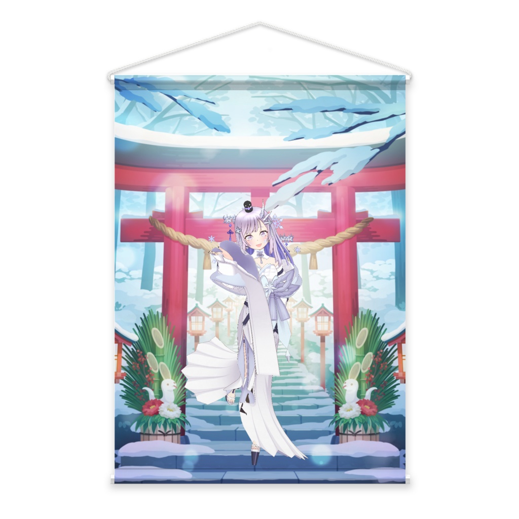 【雪待雫乃】3月生誕祭記念日-タペストリー-G0657