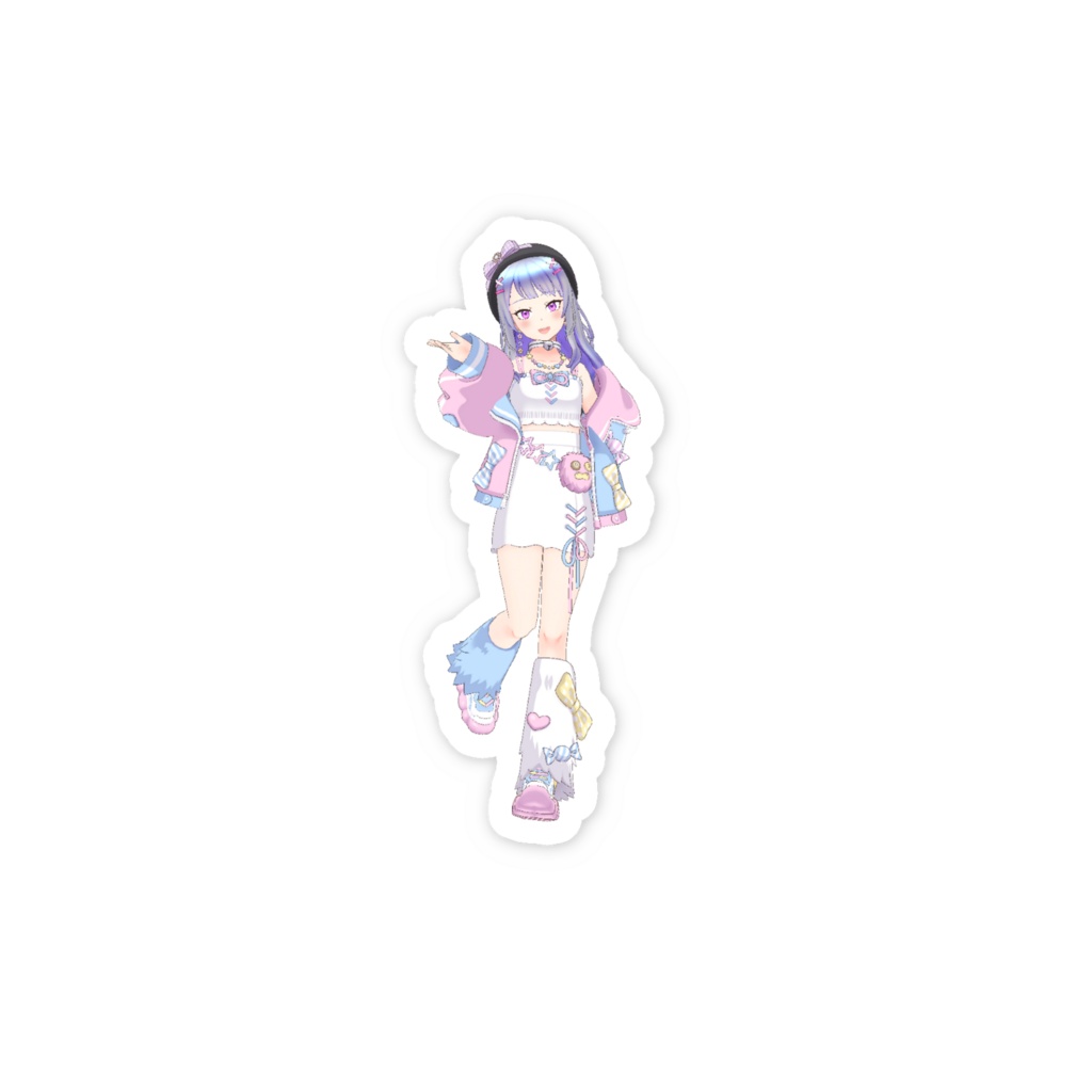 【鴉田あいか】3月生誕祭記念日-スマホステッカー-G0651