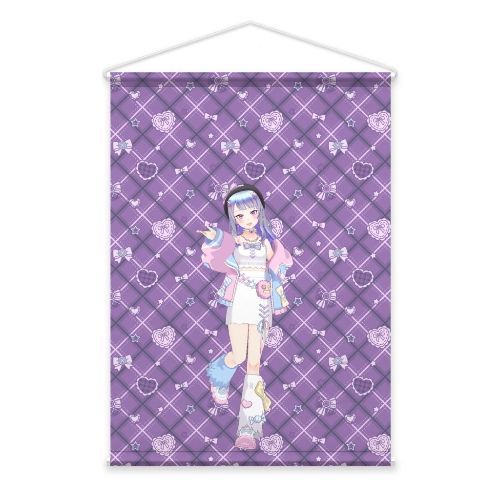 【鴉田あいか】3月生誕祭記念日-タペストリー-G0651