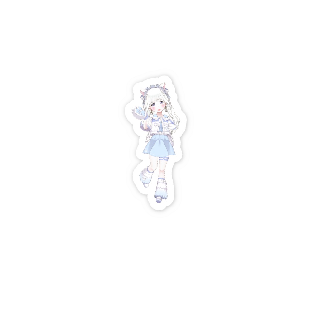 【りにゃ】3月生誕祭記念日-スマホステッカー-G0649