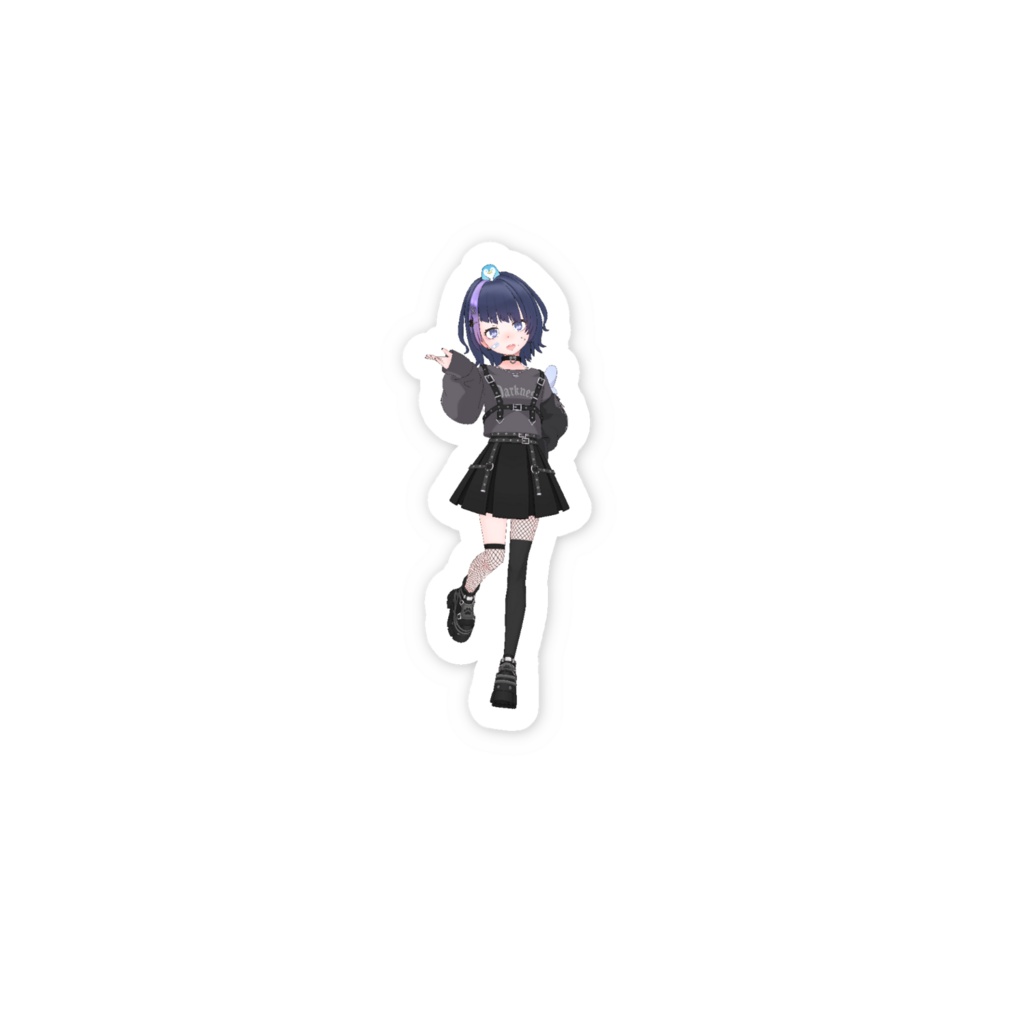【海月るぅ】3月生誕祭記念日-スマホステッカー-G0644