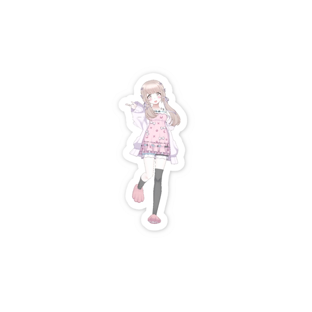 【まめこ】3月生誕祭記念日-スマホステッカー-G0643