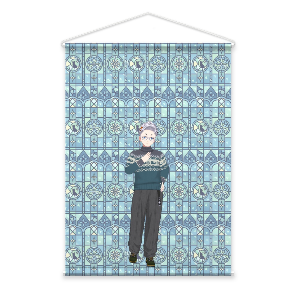 【羽舞地【ﾊﾌﾞﾁ】】3月生誕祭記念日-タペストリー-G0637