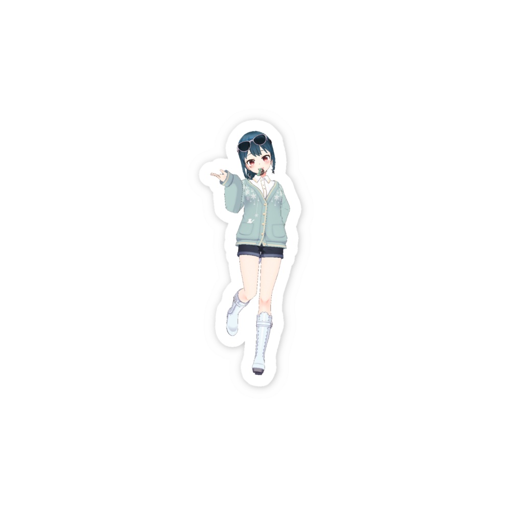 【 RaMu】3月生誕祭記念日-スマホステッカー-G0635