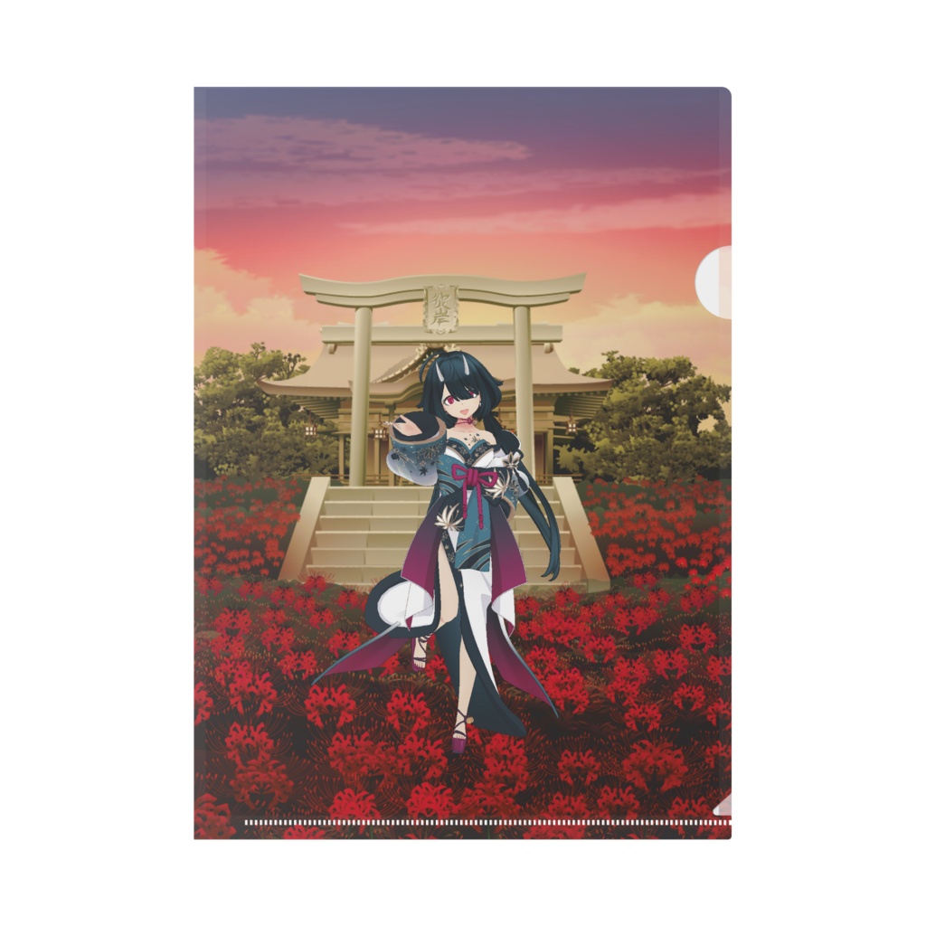 【鴉羽 花影】3月生誕祭記念日-クリアファイル-G0626