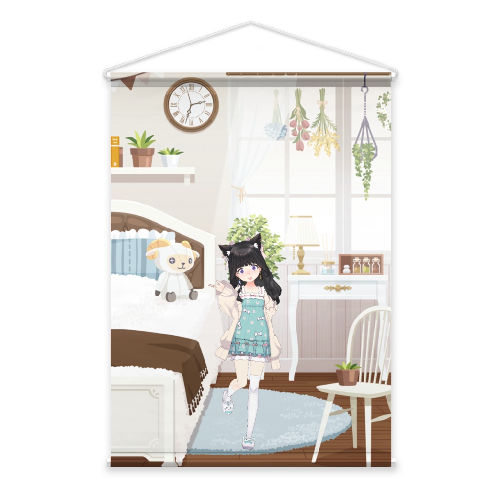 【望月美依亜】3月生誕祭記念日-タペストリー-G0622