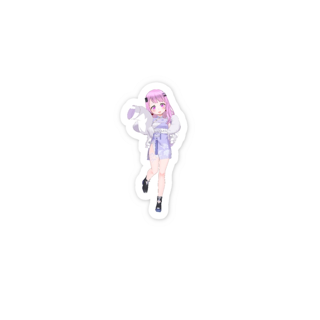 【ぴんくまる】3月生誕祭記念日-スマホステッカー-G0613