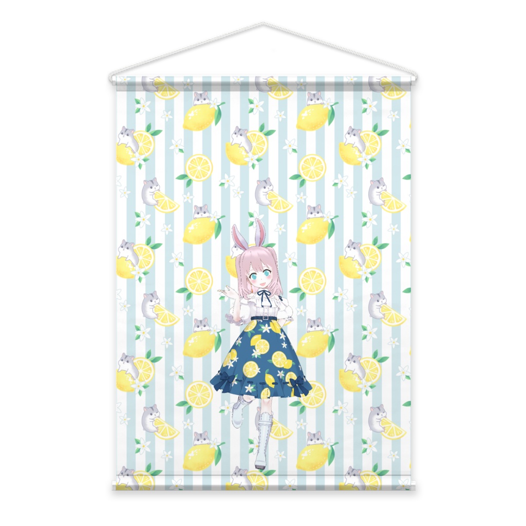 【あっぷるクィーン】3月生誕祭記念日-タペストリー-G0607