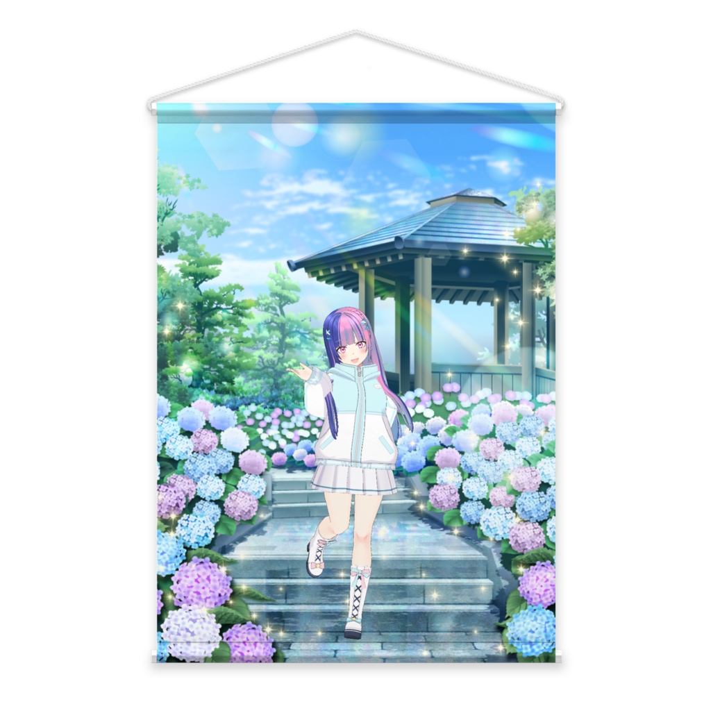 【泡白ラムネ】3月生誕祭記念日-タペストリー-G0604