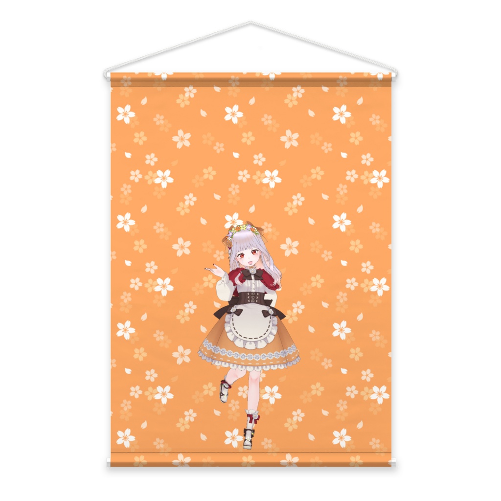 【花椛音 みいる】3月生誕祭記念日-タペストリー-G0603