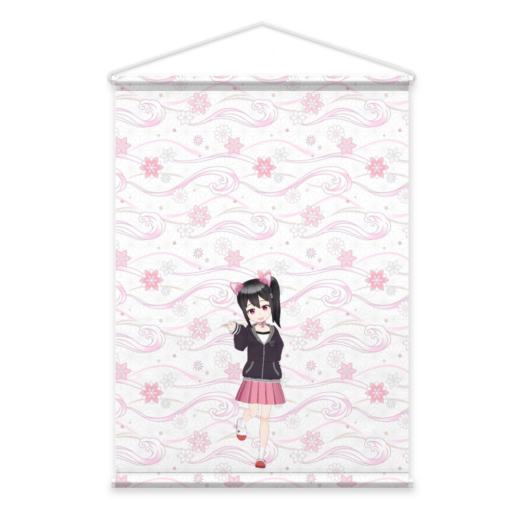 【鈴藍 椿】3月生誕祭記念日-タペストリー-G0586