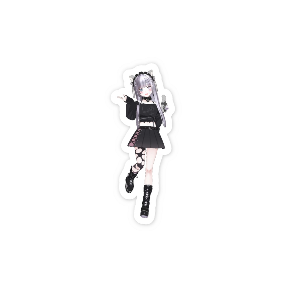 【Kuromi】3月生誕祭記念日-スマホステッカー-G0584