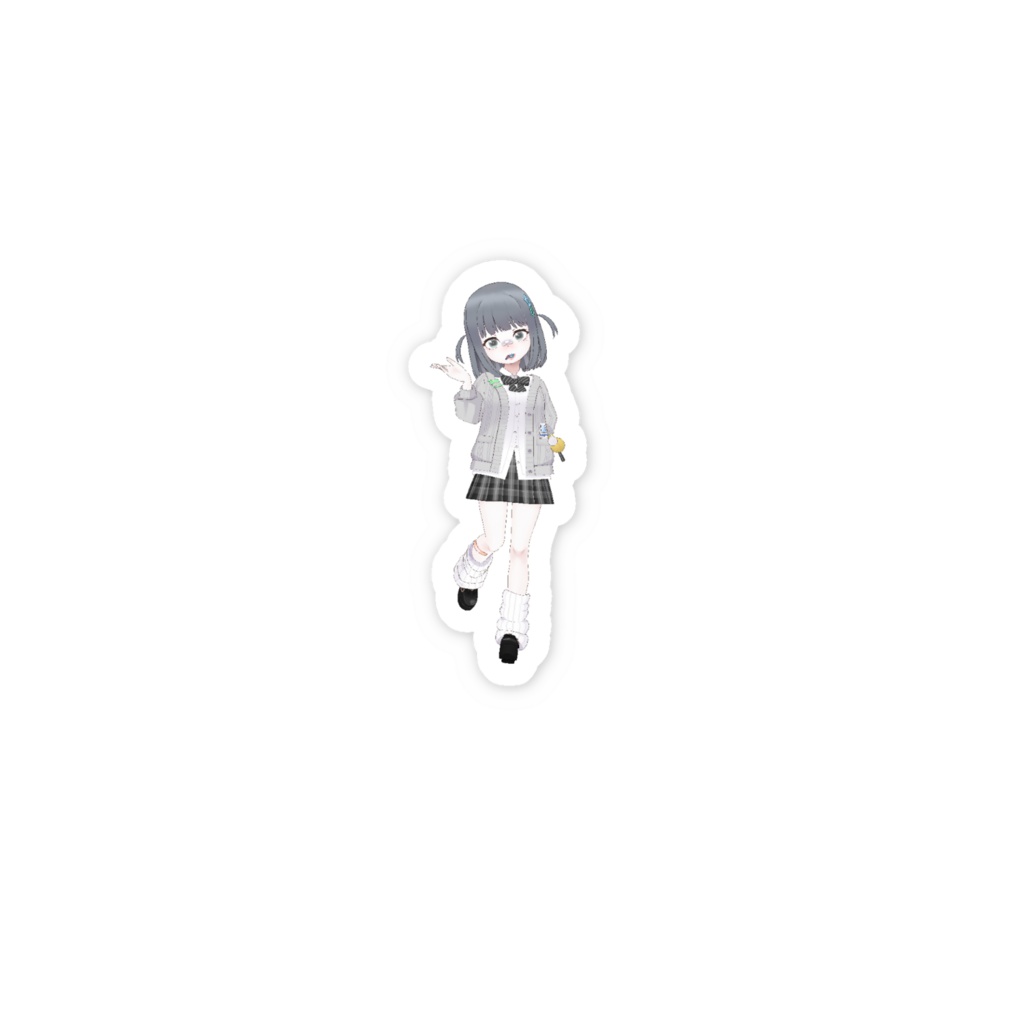 【無馬まよい】3月生誕祭記念日-スマホステッカー-G0565