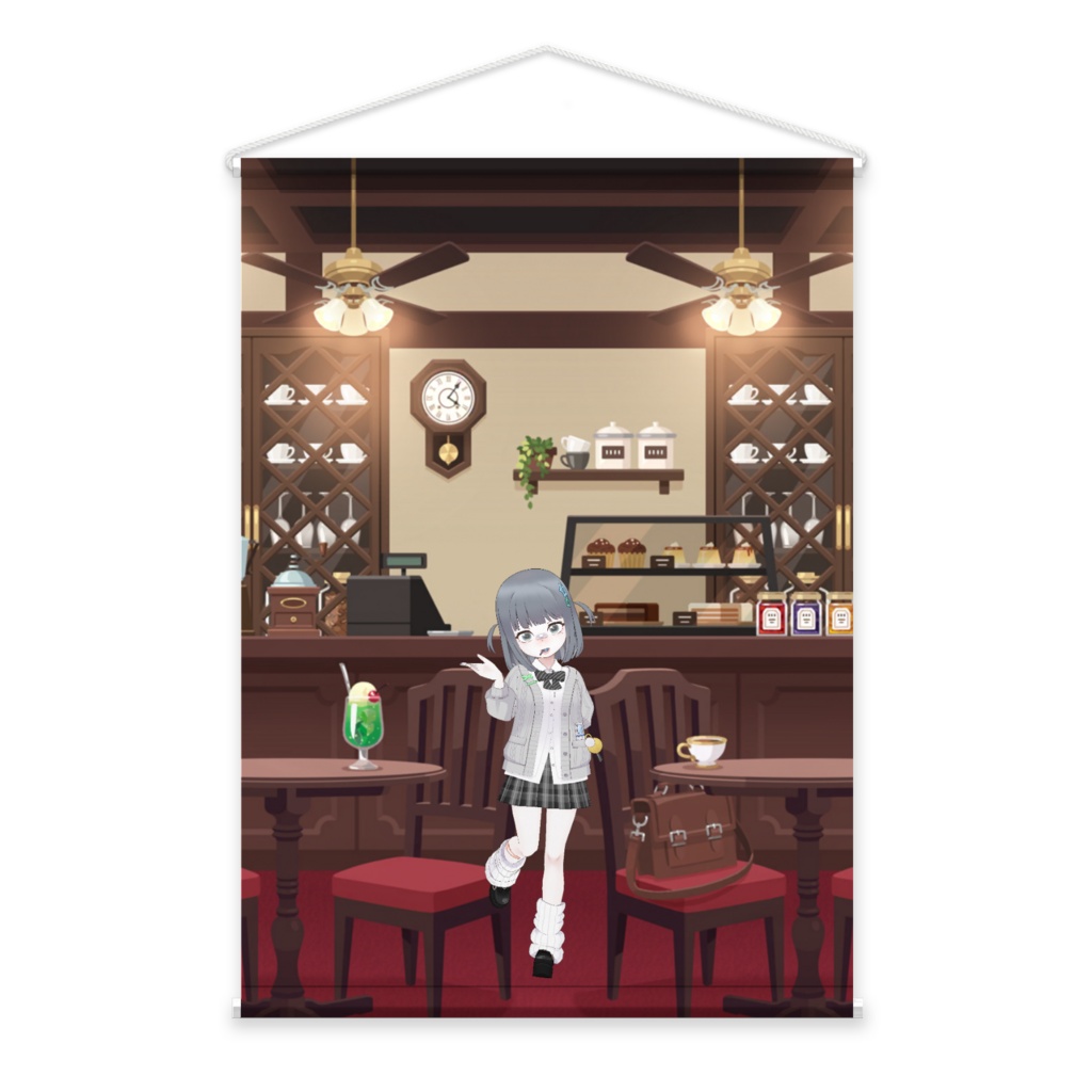 【無馬まよい】3月生誕祭記念日-タペストリー-G0565