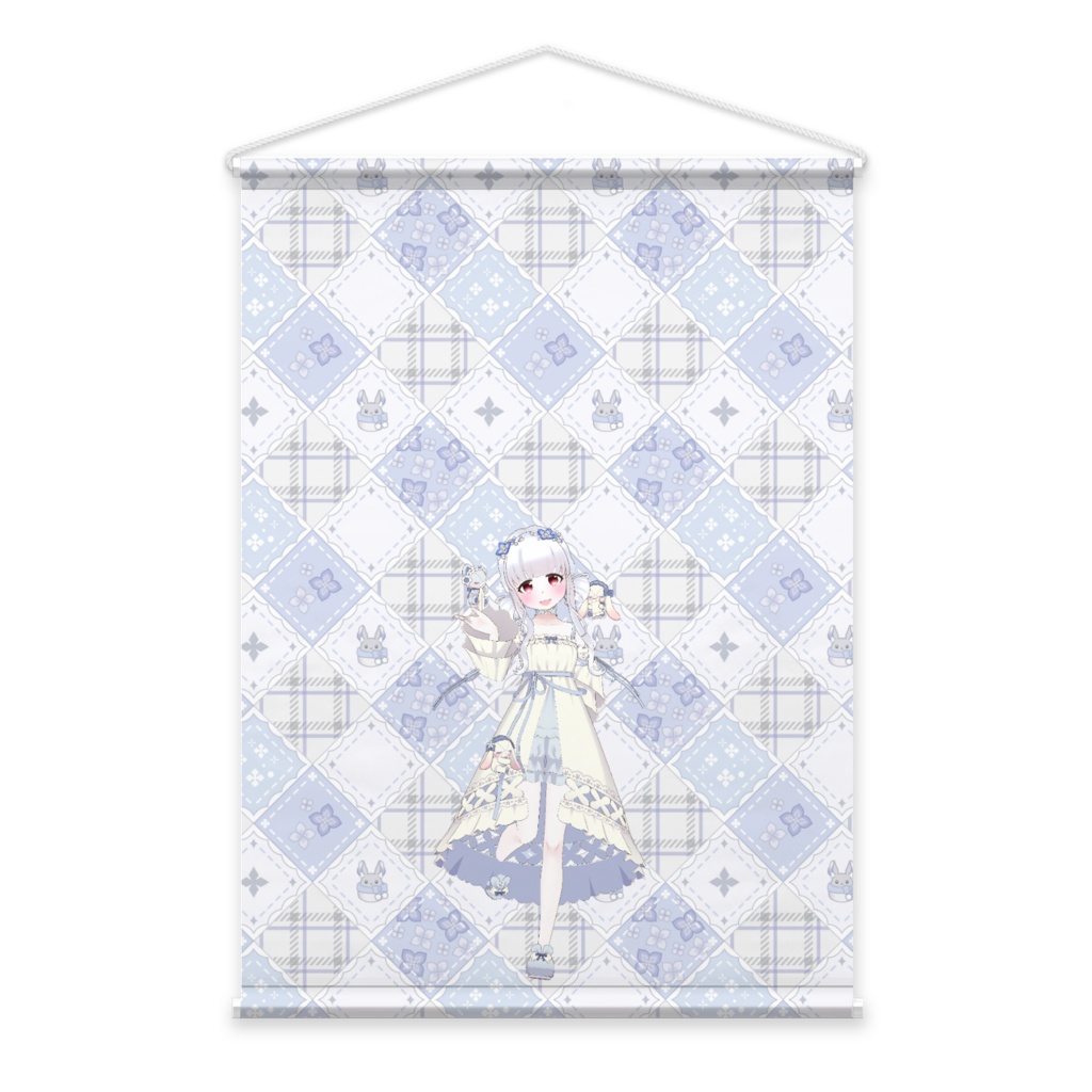 【夢見 兎瑠】3月生誕祭記念日-タペストリー-G0563