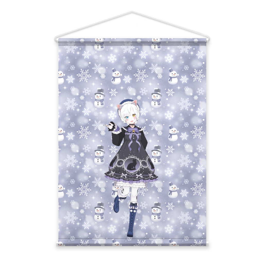 【琴石菘*きせきすずな】3月生誕祭記念日-タペストリー-G0562