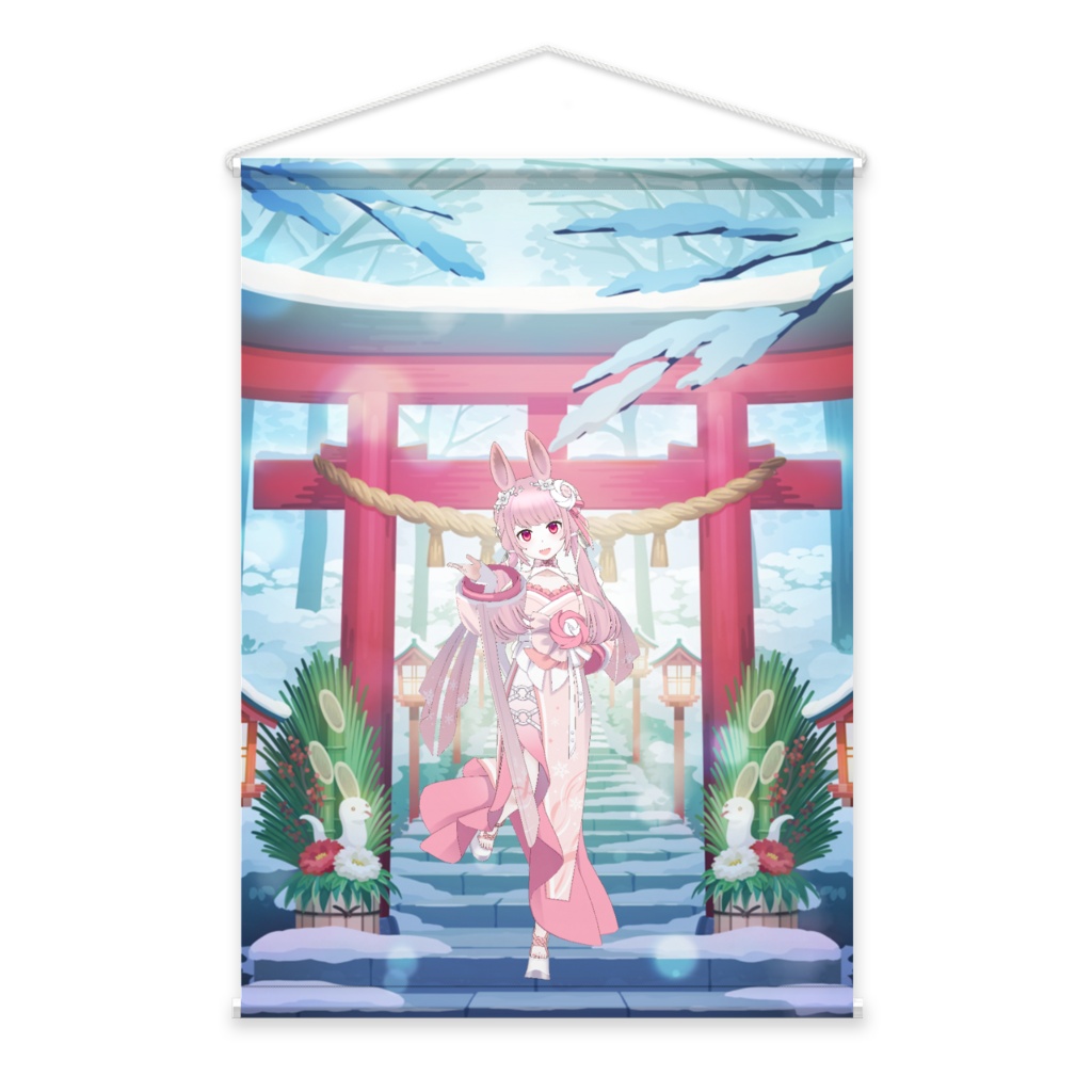 【かもず】3月生誕祭記念日-タペストリー-G0561