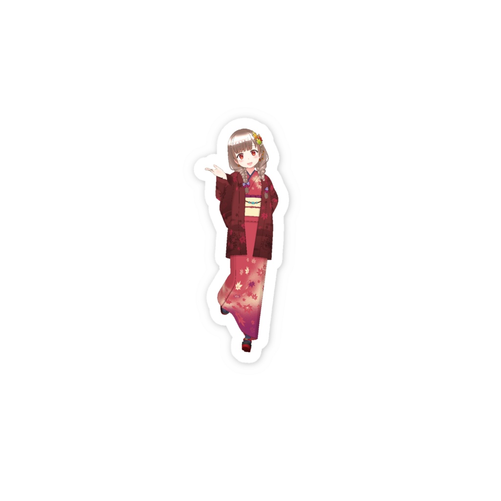 【緒方 椛乃】3月生誕祭記念日-スマホステッカー-G0558