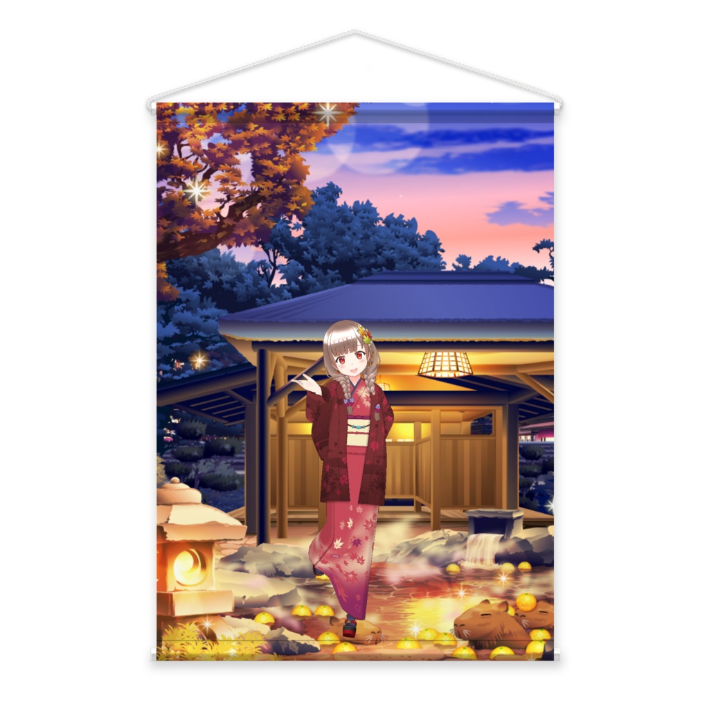 【緒方 椛乃】3月生誕祭記念日-タペストリー-G0558