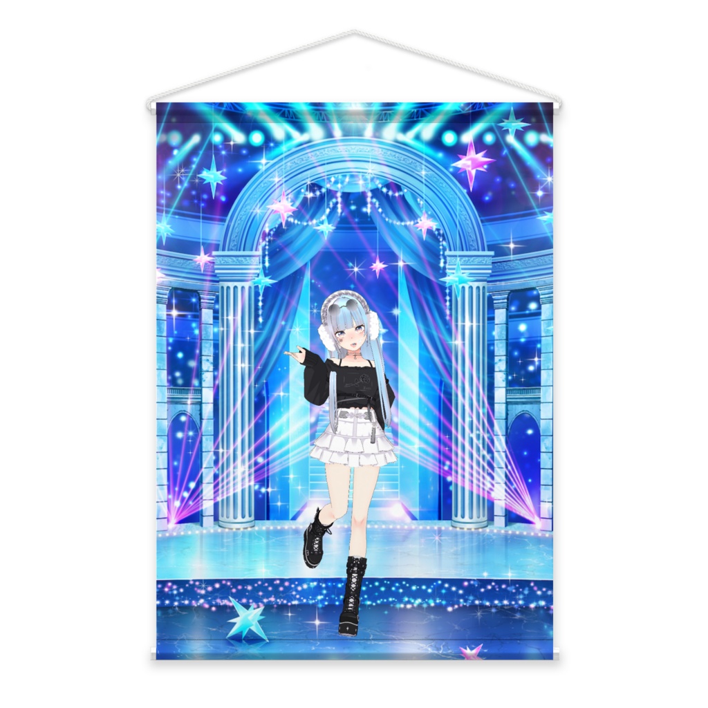 【桜そら】3月生誕祭記念日-タペストリー-G0556