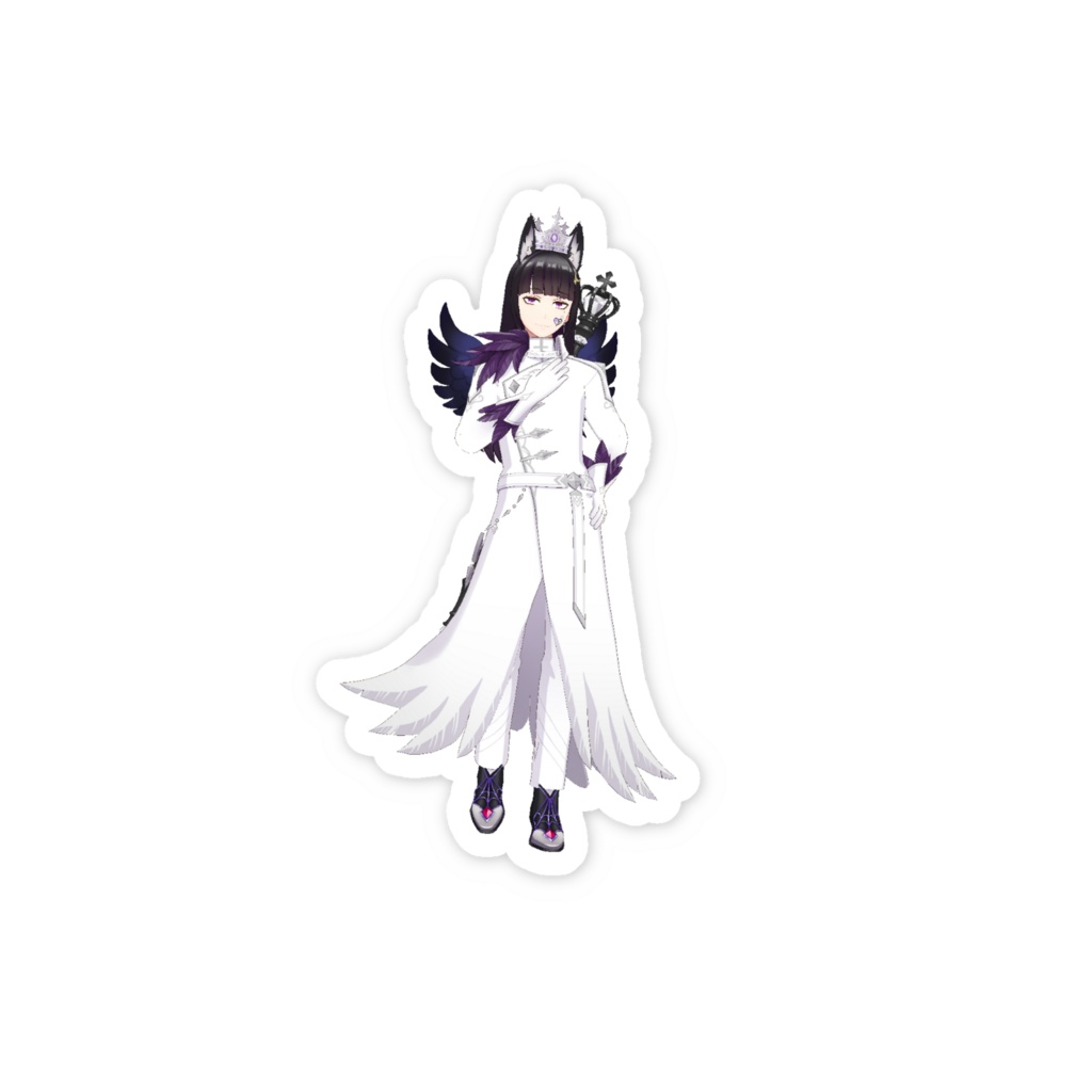 【メイドさん】3月生誕祭記念日-スマホステッカー-G0548
