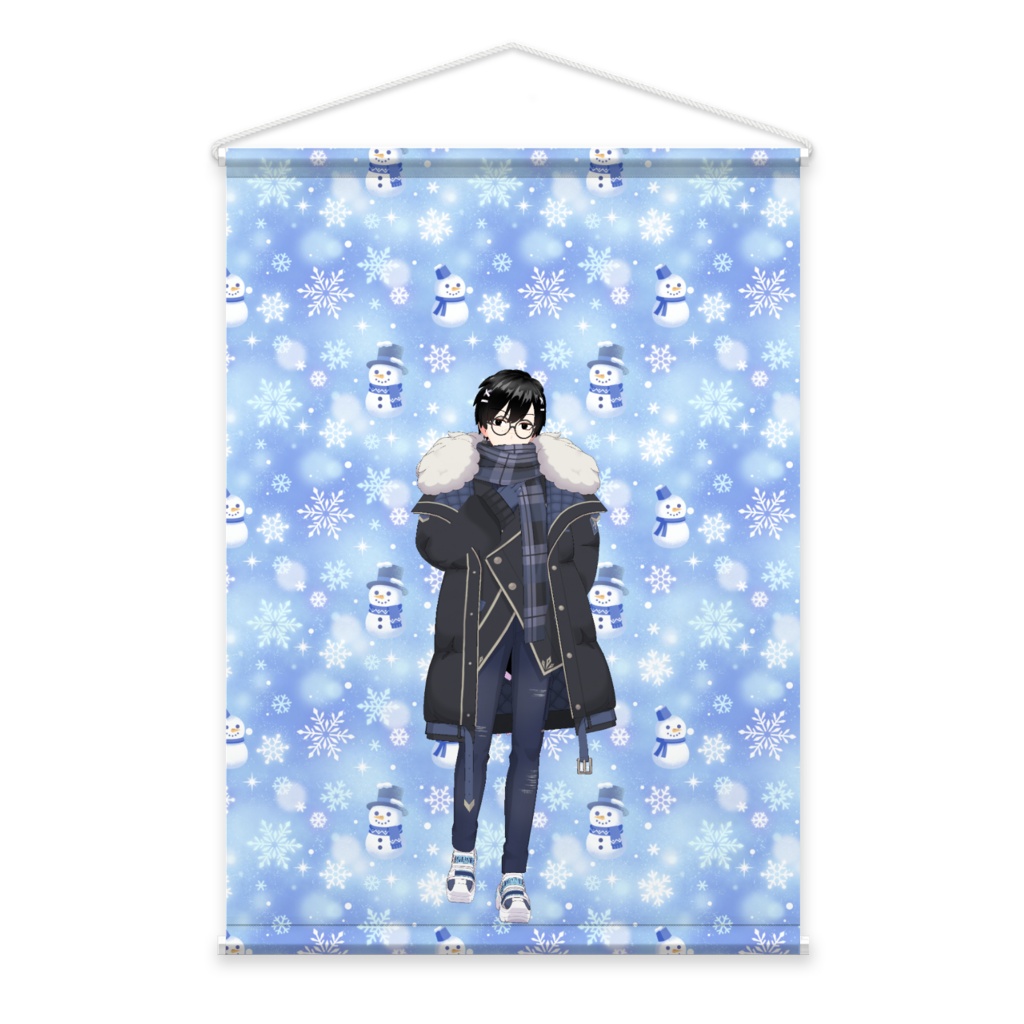 【けむりん】3月生誕祭記念日-タペストリー-G0540