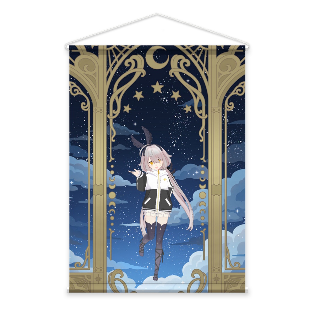 【黄支子】3月生誕祭記念日-タペストリー-G0538