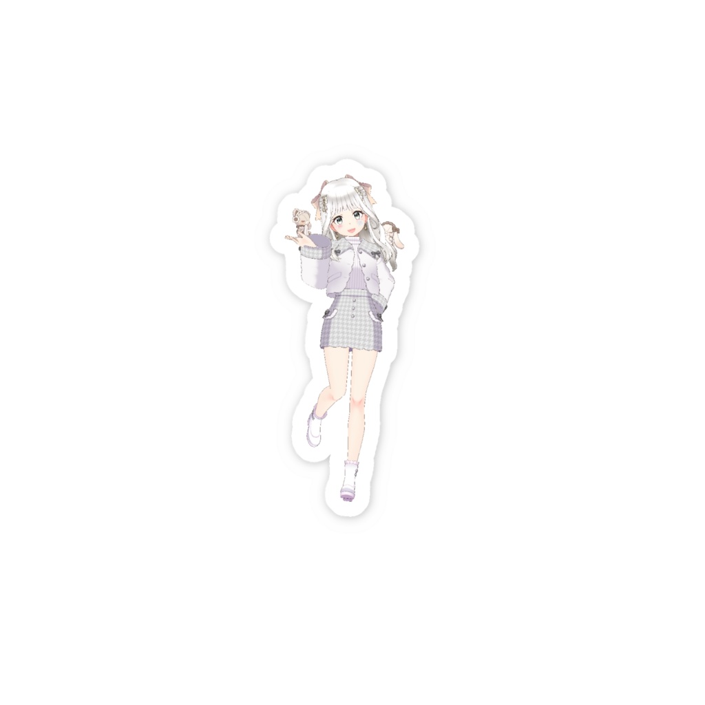 【咲実❁⃘*.゚ゆーい】3月生誕祭記念日-スマホステッカー-G0531