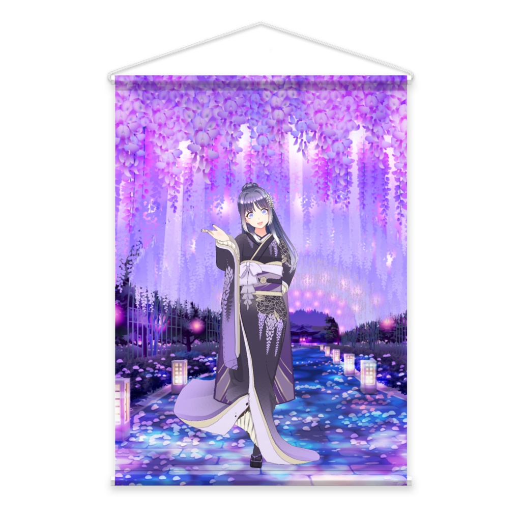 【釉葵】3月生誕祭記念日-タペストリー-G0527