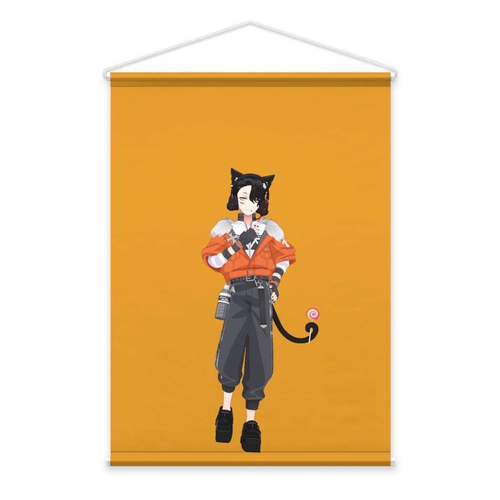 【ふーにゃ】3月生誕祭記念日-タペストリー-G0525