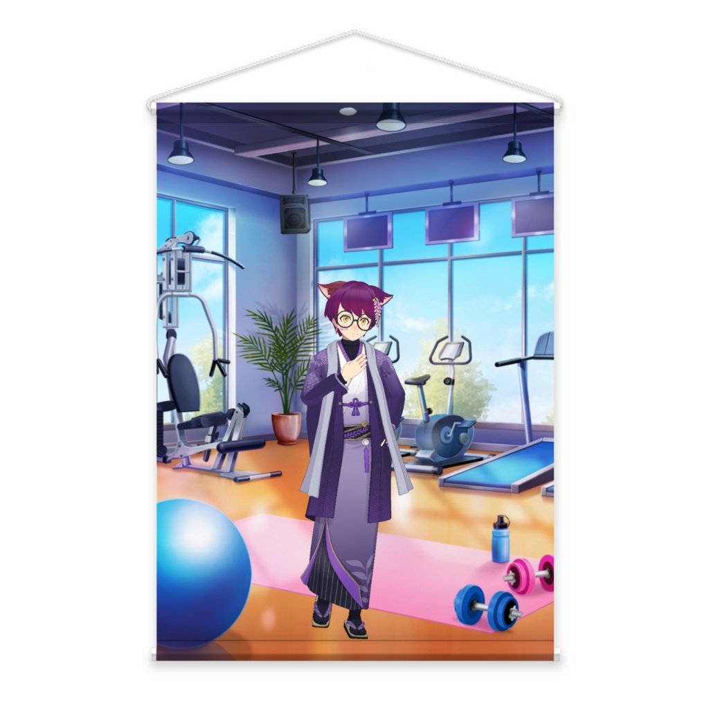 【おいもともも】3月生誕祭記念日-タペストリー-G0520