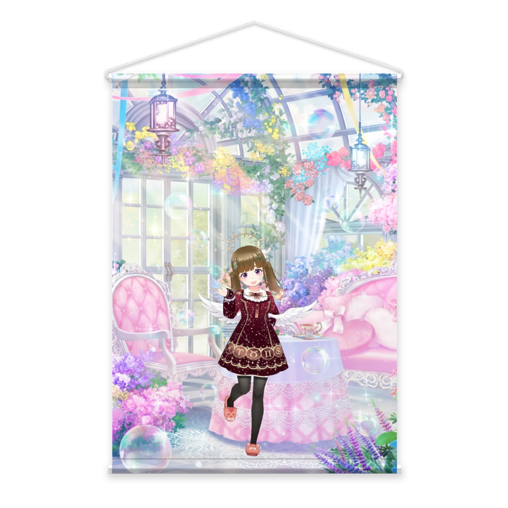【るりかわ】3月生誕祭記念日-タペストリー-G0500