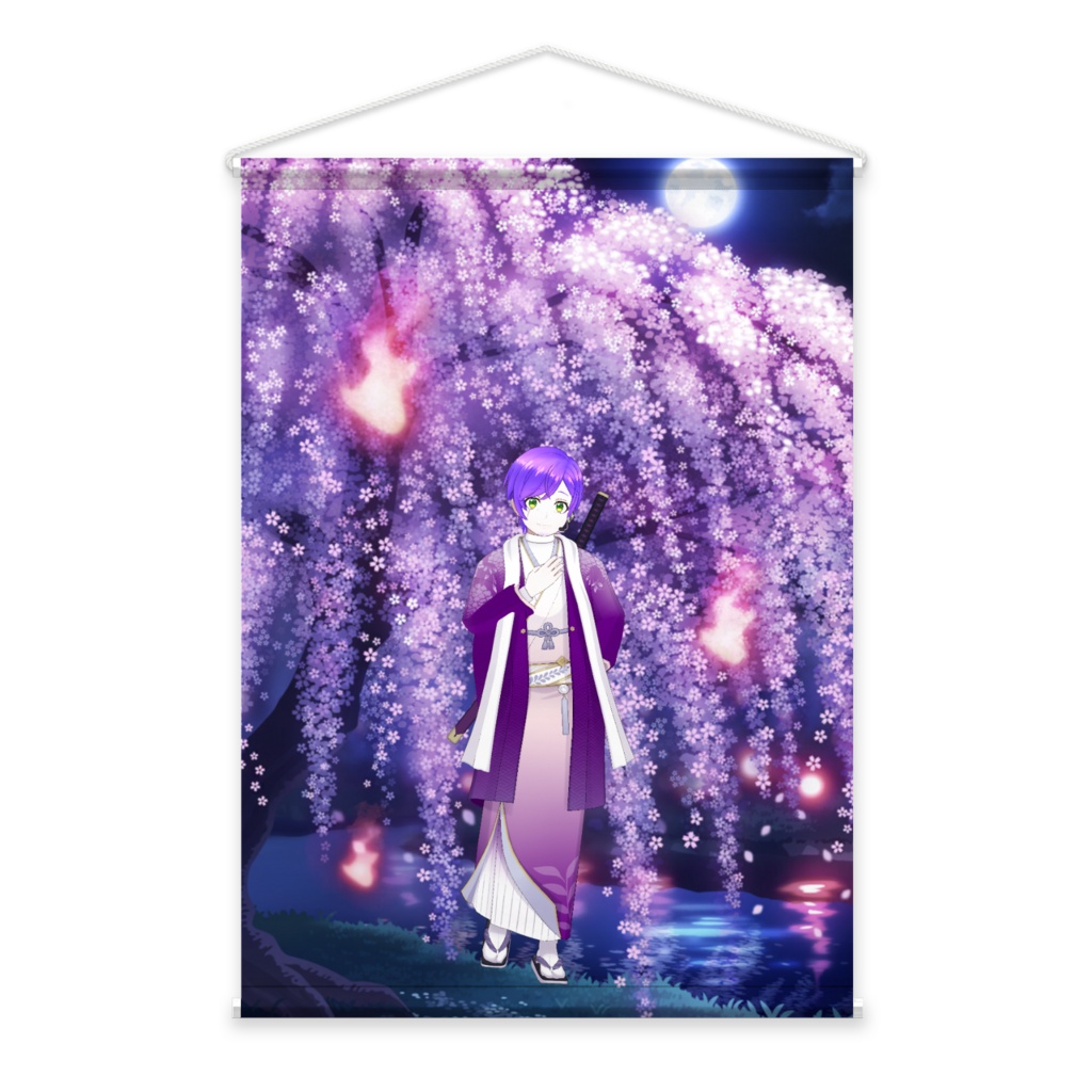 【明空 明日風】3月生誕祭記念日-タペストリー-G0498