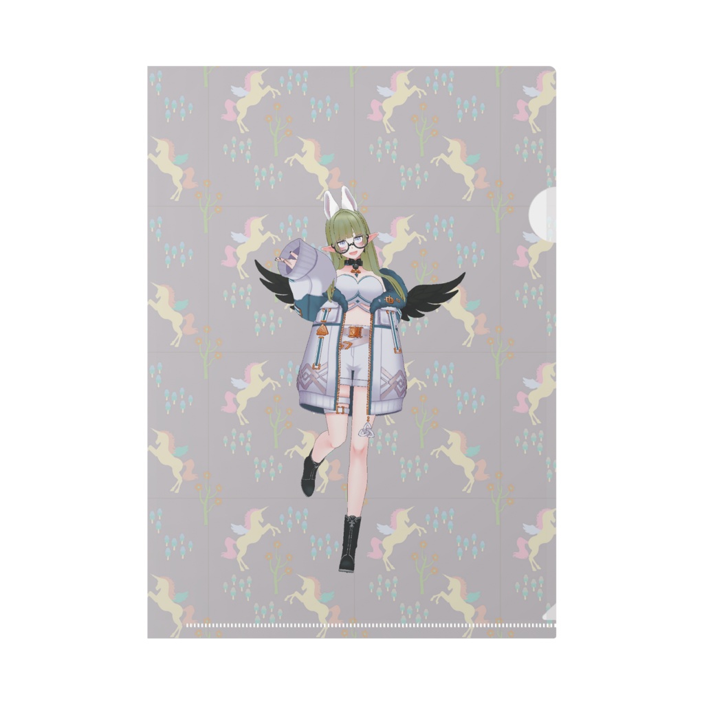 【ｷﾞｭｯちゃん】3月生誕祭記念日-クリアファイル-G0493