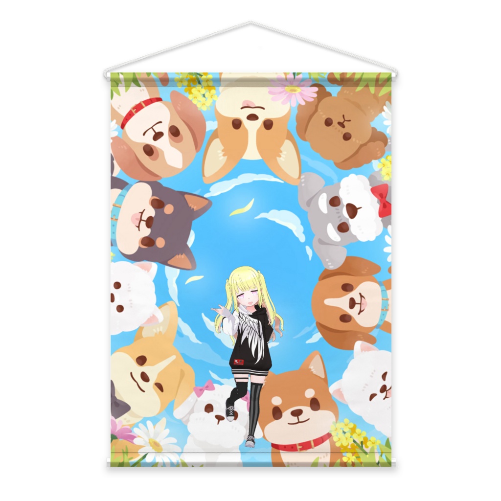 【クローム】3月生誕祭記念日-タペストリー-G0483