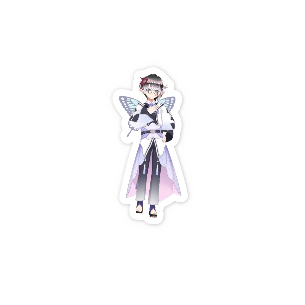 【詠桜 零】3月生誕祭記念日-スマホステッカー-G0481