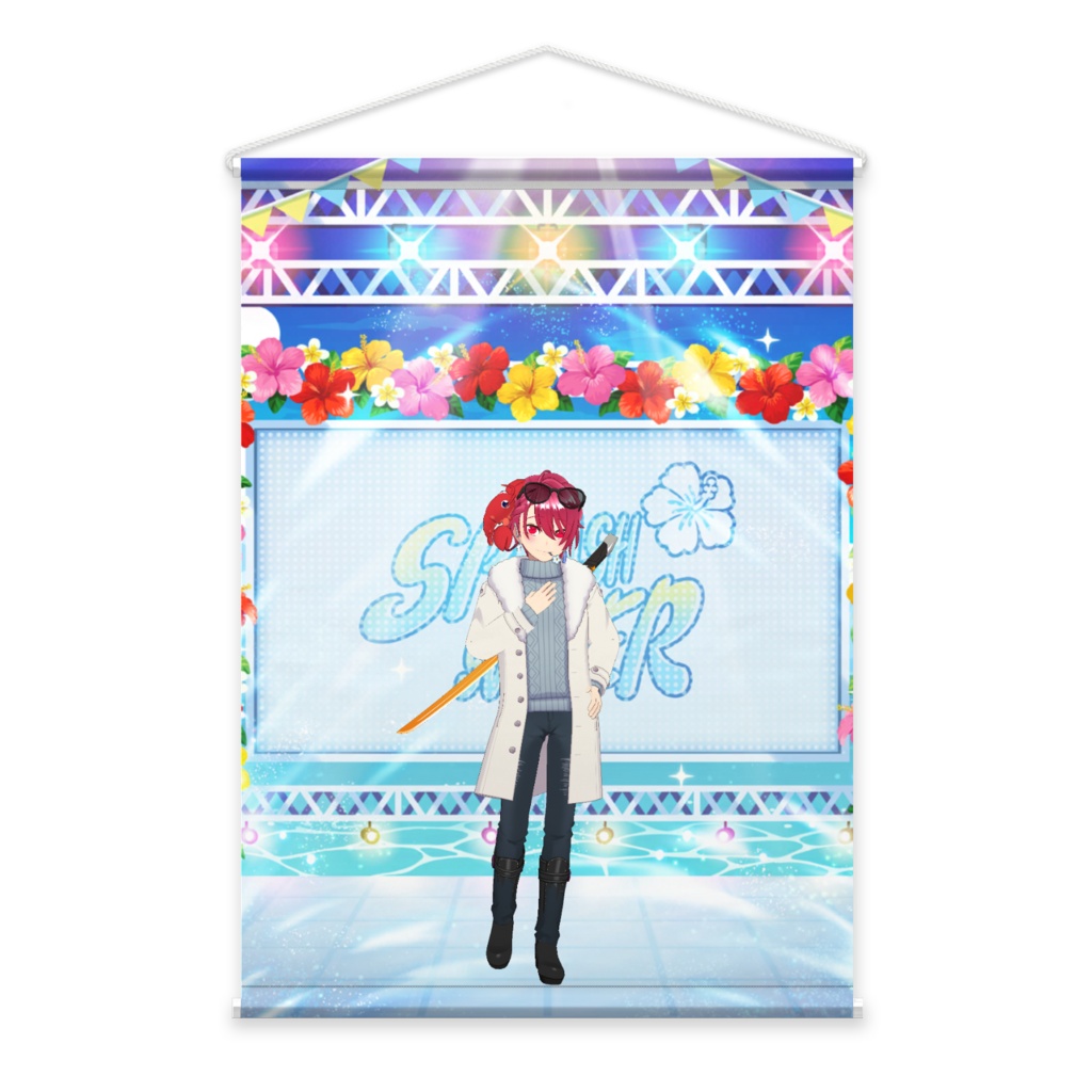 【ヒロロ】3月生誕祭記念日-タペストリー-G0475