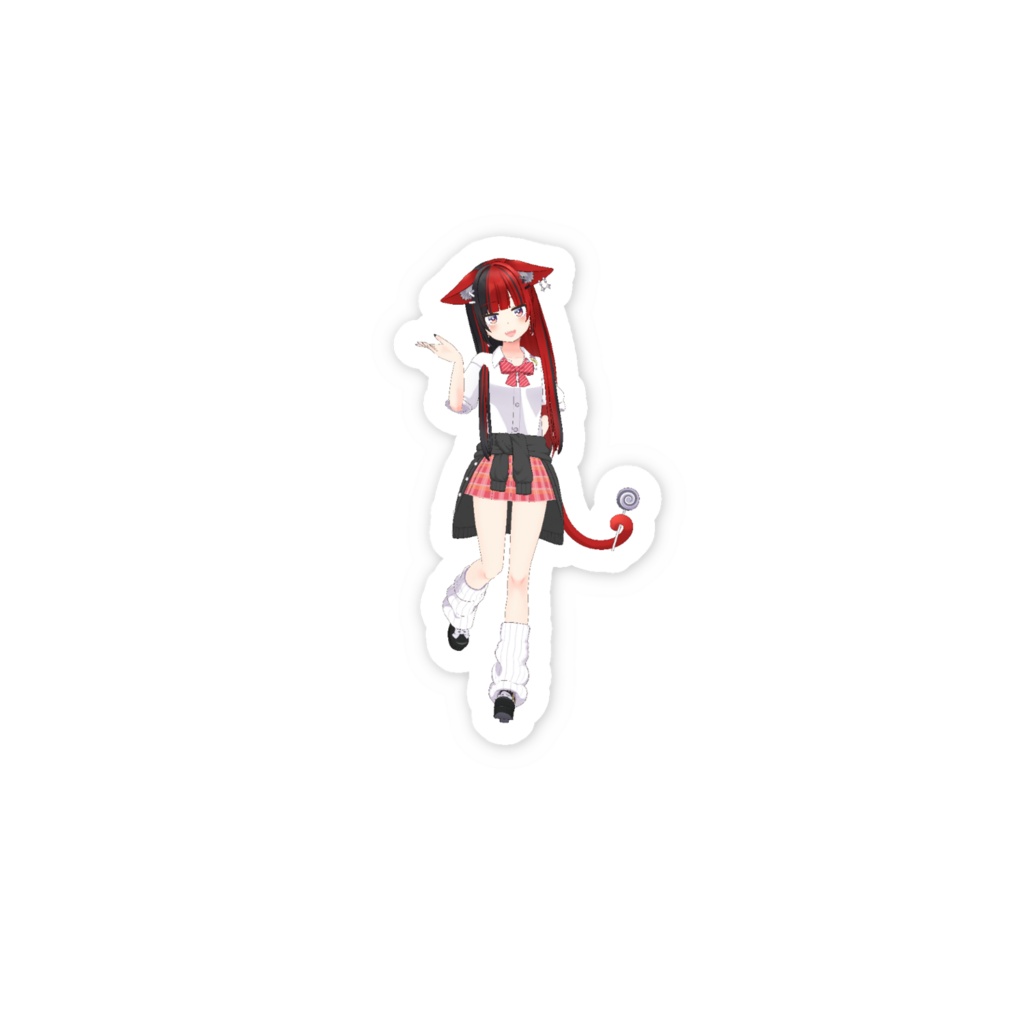 【珠洲すず芽】3月生誕祭記念日-スマホステッカー-G0472