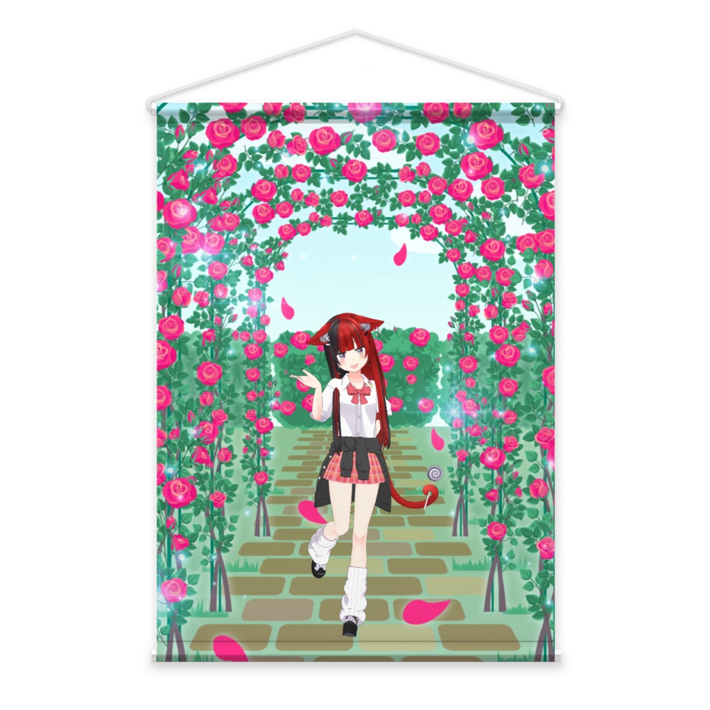 【珠洲すず芽】3月生誕祭記念日-タペストリー-G0472