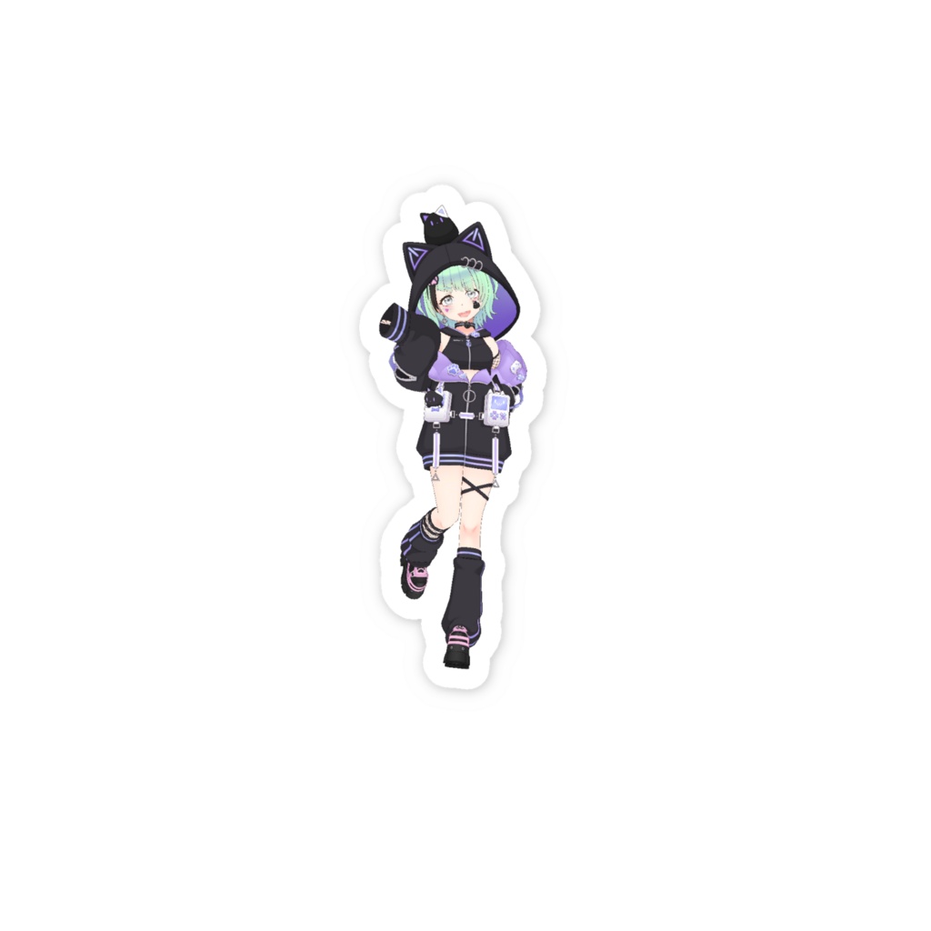 【日溜 りん】3月生誕祭記念日-スマホステッカー-G0470
