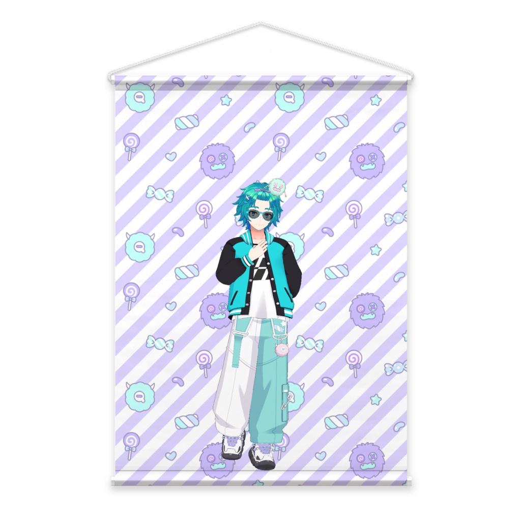 【料理長つららぎかむい】3月生誕祭記念日-タペストリー-G0455