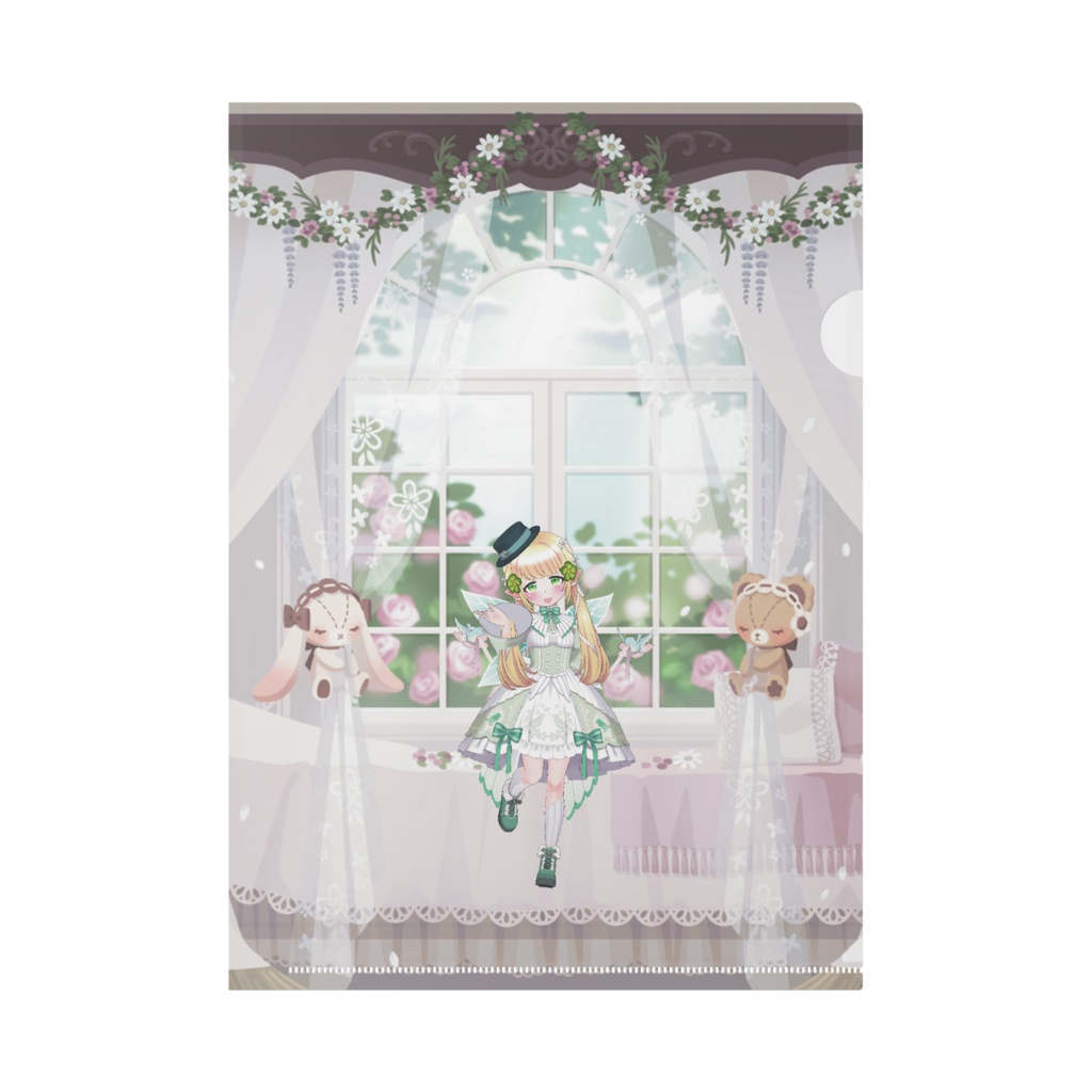 【小花ぽぷり】3月生誕祭記念日-クリアファイル-G0454