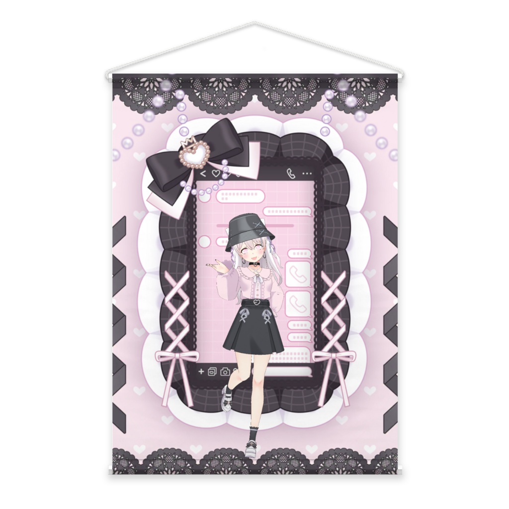 【まいか】3月生誕祭記念日-タペストリー-G0453