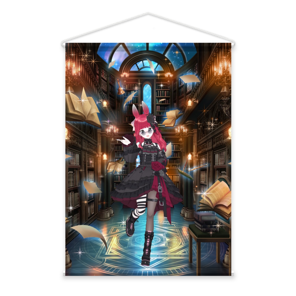 【火宮 緋月】3月生誕祭記念日-タペストリー-G0449