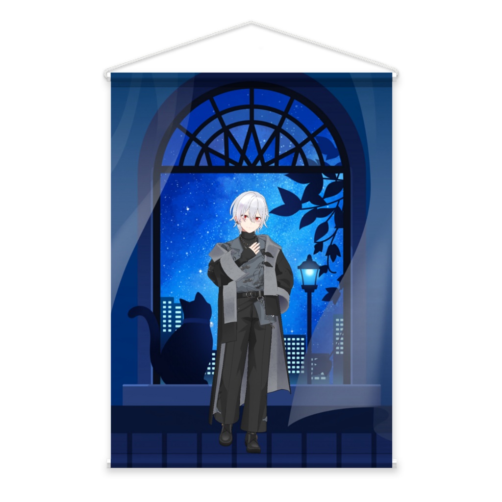 【夏目 悠兎】3月生誕祭記念日-タペストリー-G0432