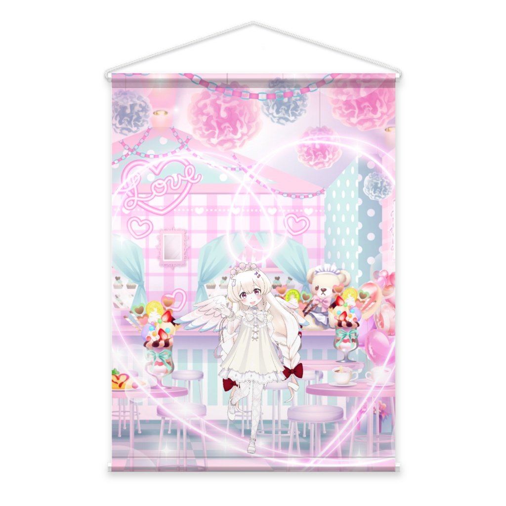 【はなか】3月生誕祭記念日-タペストリー-G0425
