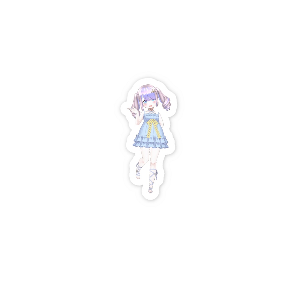 【ねむ】3月生誕祭記念日-スマホステッカー-G0417